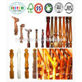 linyi baiyi wood hand railing /wood baluster/recon wood moulding